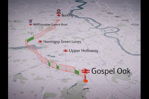 Network Rail set out the revised timetable for completing electrification of the Gospel Oak – Barking line.